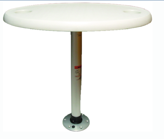 springfield thread-lock 18" x 30" oval table package w-o umbrella socket