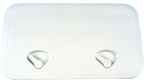 beckson rectangular flush hatch, white 14" x 24"