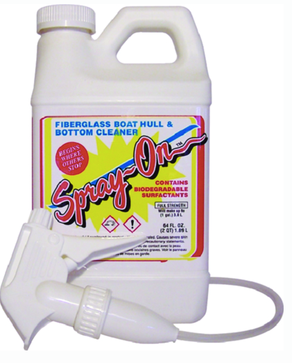 spray-on, fiberglass cleaner
