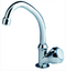scandvik 10172 chrome plated brass standard cold water tap with swivel spout