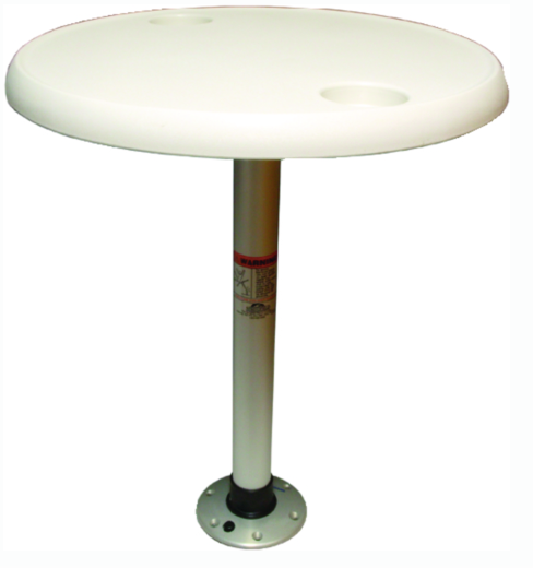 springfield thread-lock™ 24" round table package w-o umbrella socket