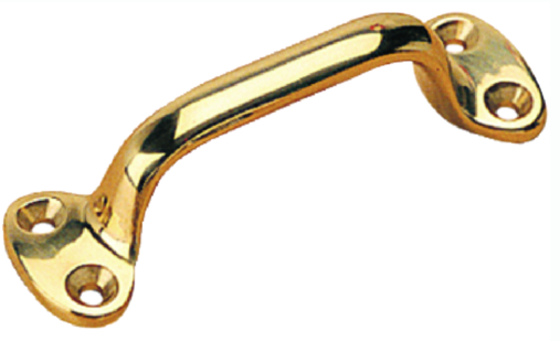 seadog 222355 6" lift handle, chrome brass