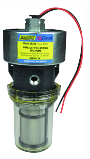 seachoice 20331 12v dura-lift electronic fuel pump 11.5-9 psi, 33 gph