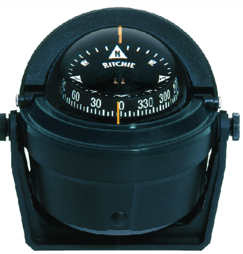 voyager compass-bracket mount, combi dial, black