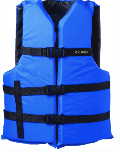 full throttle general purpose vest, adult oversize blue