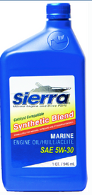 sierra 95552 semi-synthetic engine oil 5w-30, qt