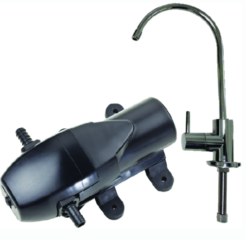 par-maxâ„¢ 1 plus low flow compact water pressure pump with faucet - 12 volt