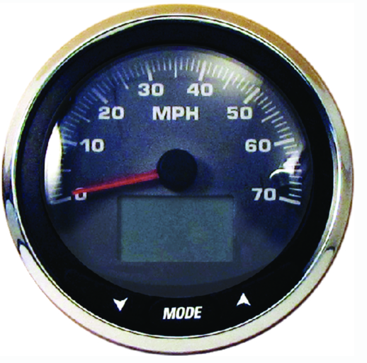 faria digital gray fade speedometer (mg3000) (depth sounder)