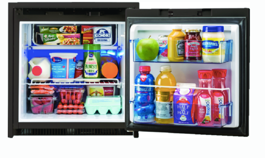 norcold 2.7 ac-dc marine refrigerator, black