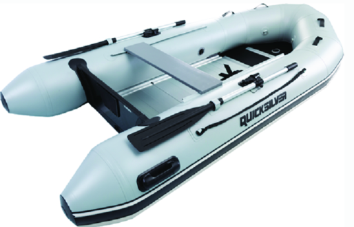 quicksilver aa250033n sport 250, 2.49m inflatable boat w-aluminum floor